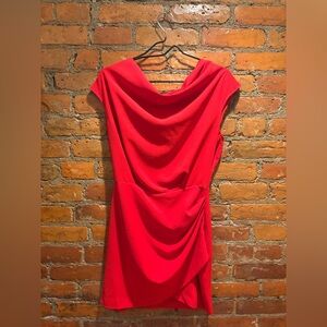 Zara Vibrant Red Cocktail Dress
